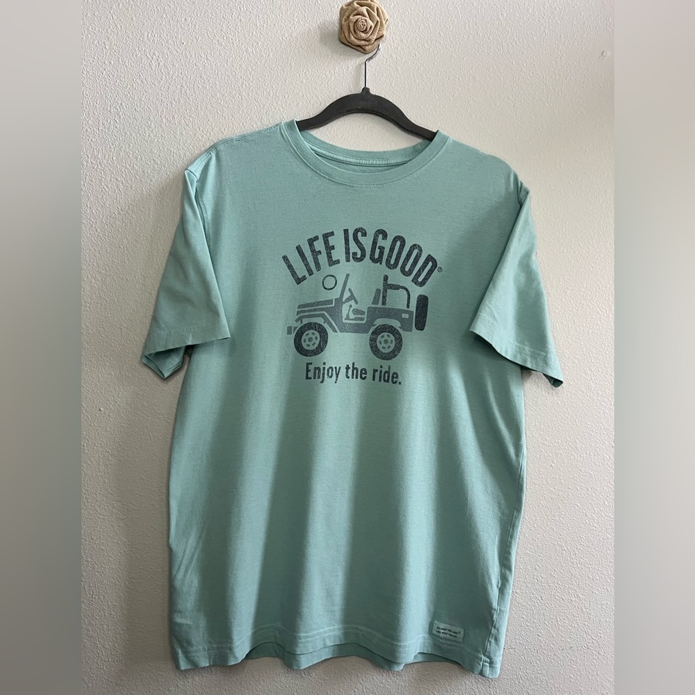 Life Is Good Jeep shirt, Enjoy the Ride